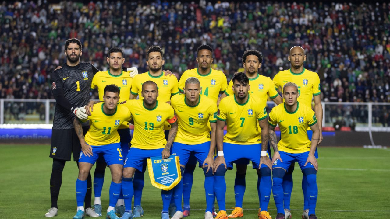 A seleção brasileira estreia na Copa do Mundo no Catar em 24 de novembro, contra a Sérvia (Crédito: Reprodução/Twitter)